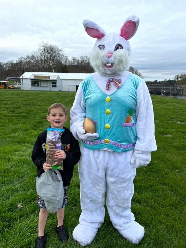 Easter Bunny w/ kid